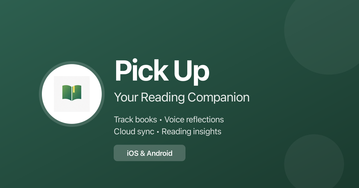 Pick Up Reader Screenshot